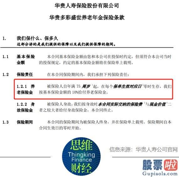 股市大盘走势分析：华贵人寿在官网公布公告称