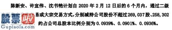 今天股市新闻头条_股票啦：利民股份(002734)3名股东拟减持股份预计合计减持不超总股本0.28%