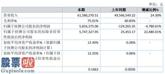 中国股市新闻 华虹高新科技今年主营业务收入61,586,270