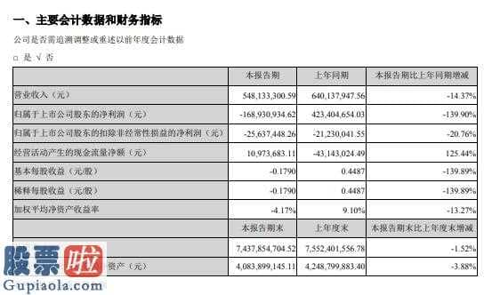 股市要闻：华茂股份(000850)今年第一季度汇报