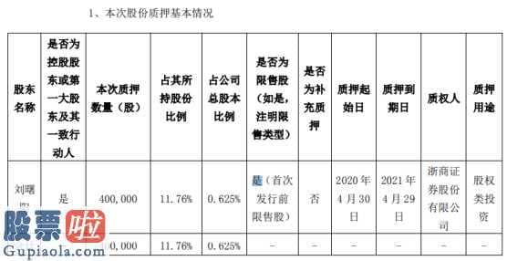 上市公司新闻速递-南京聚隆股权公司质押贷款股权四十万股