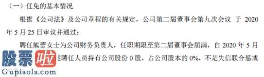 股市新闻头条-熊蕾不拥有优击败股权就职限期至第二届股东会期满