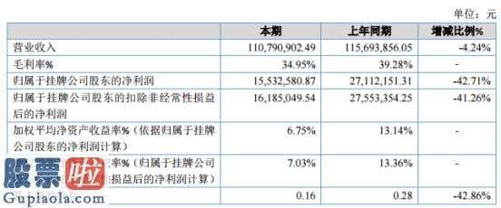 今日股市快报_山河秀丽今年完成主营业务收入110,790,902