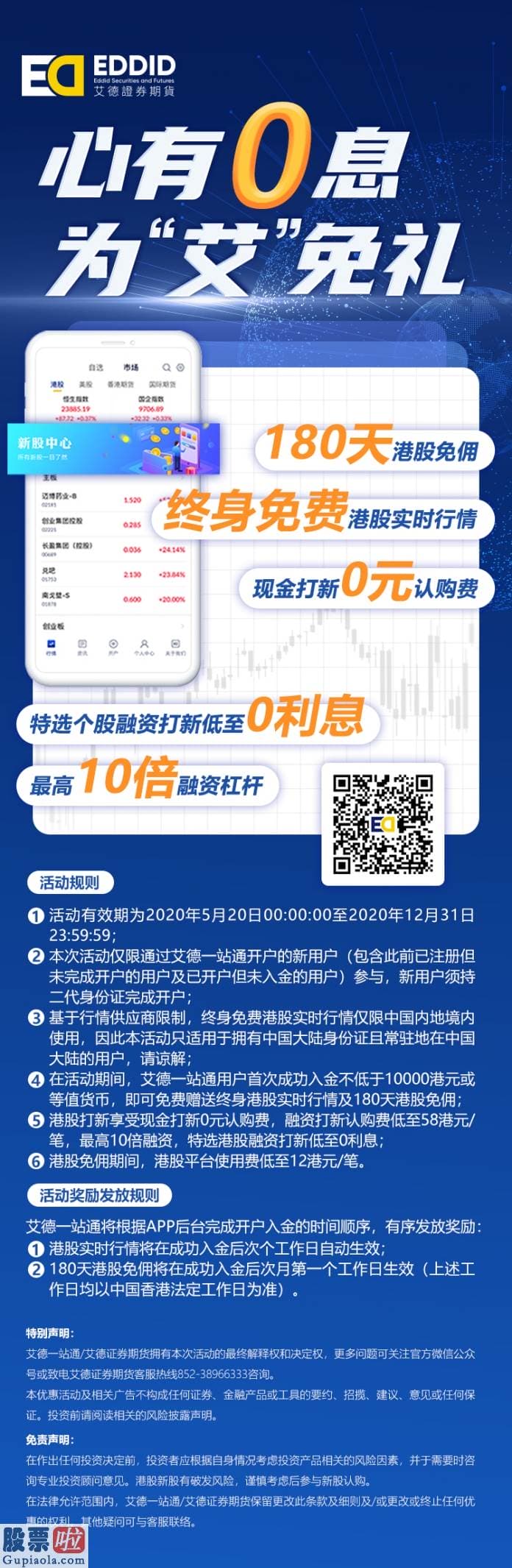 今日股市新闻头条_网易开启招股！艾德证券期货180天免佣、10倍融资通道开启