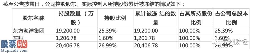 股市新闻直播_再次违规担保致资金占用重回10亿元，ST东海洋年报真实性遭董事反对