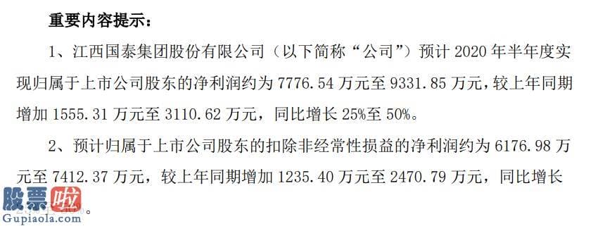 股市资讯_国泰集团2020年半年度净利7777万元