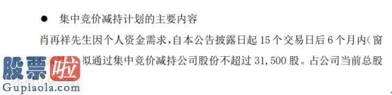 今日股市新闻头条-益丰药房股东肖再祥拟减持股份估计减持不超总股本0.01%