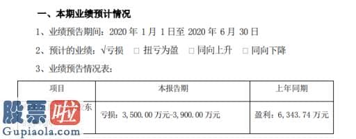 上市公司资讯网金手：赛托生物2020年上半年估计亏损3500万元至3900万部分产品订单减少