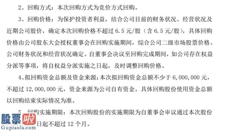 今天股市新闻-海高通信将花不超1200万回购公司股份用于对公司员工实施股权激励