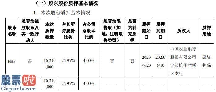 股市新闻最新_双成药业股东HSP质押1621万股用于融资担保