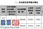 上市公司资讯 宝鹰股份股东宝贤投资质押4000万股用于担保