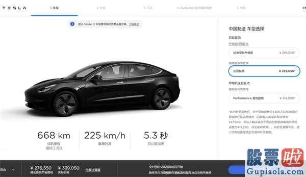 美股投资AZW-特斯拉汽车市场销售瞒报国内Model3一月掉价六万元