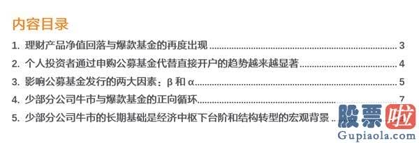 明天股市行情预测分析走势_开端亏钱的理财、爆款频出的公募和少部分公司的牛市