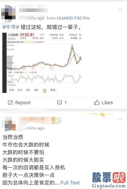 周一中国股票行情预测分析 感觉周末都是多余的！