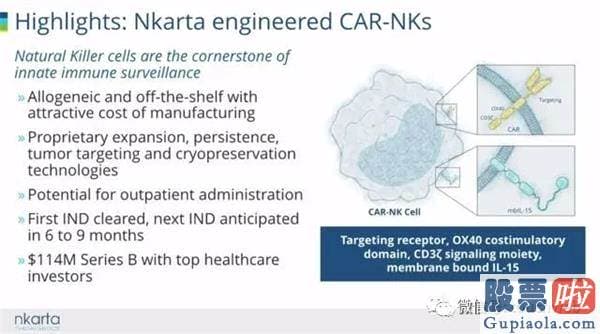 美股回a股 投资者赎回：细胞疗法企业Nkarta美国上市：涨166% 市值14亿美元