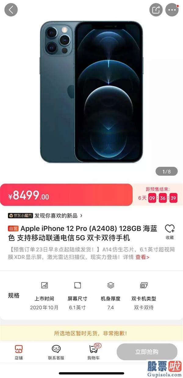 美股投资吧_iPhone 12卖疯了！苹果官网被挤爆 电商平台瞬间售罄 大型真香现场？