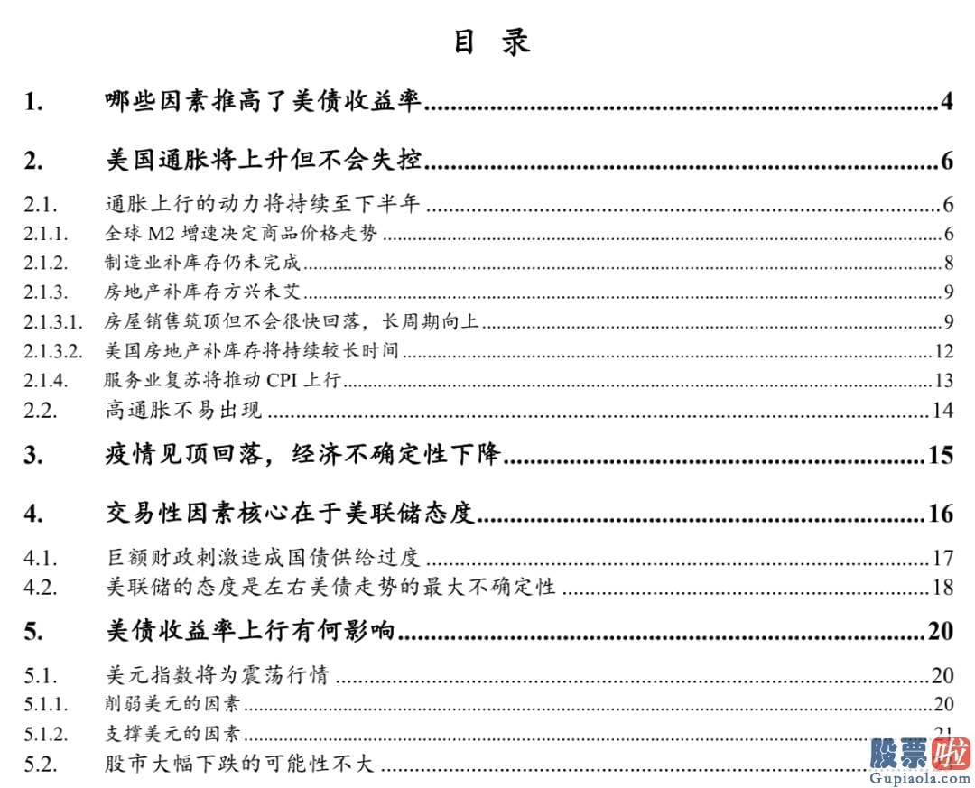 投资美股最少投资多少钱-通胀与经济发展决策了美债收益率的上升行情趋势