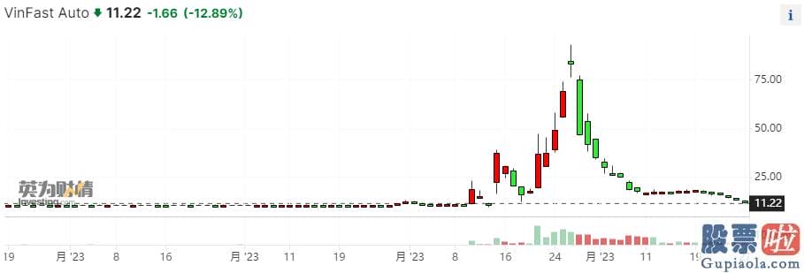 美股投资者排名：Vinfast告知媒体